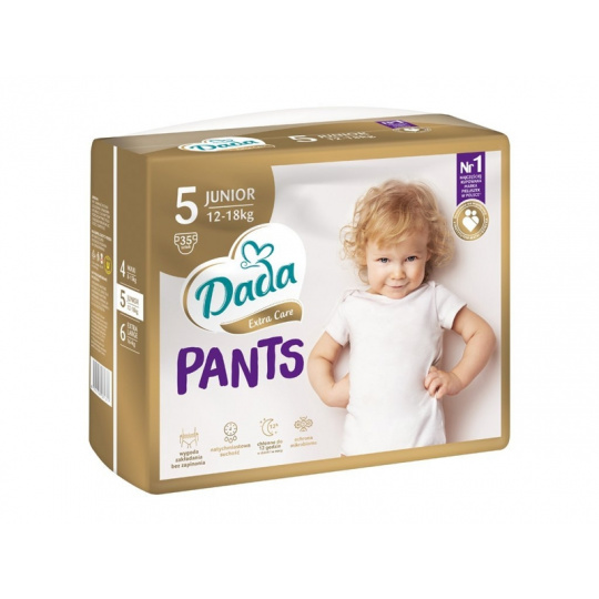 DADA Extra Care Pants Kalhotky plenkové jednorázové 5 Junior (12-18 kg) 35 ks