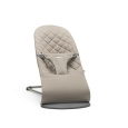 BABYBJÖRN Lehátko Bliss Sand Grey Woven, tmavě šedá konstrukce