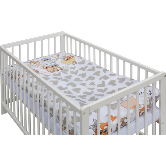 Scarlett Dětská postýlka s kompletní výbavou Scarlett Kulíšek 120 x 60 cm - béžová Scarlett Dětská postýlka s kompletní výbavou Scarlett Kulíšek 120 x 60 cm - béžová