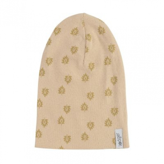 LODGER Beanie Print Rib Linen 1 - 2 roky