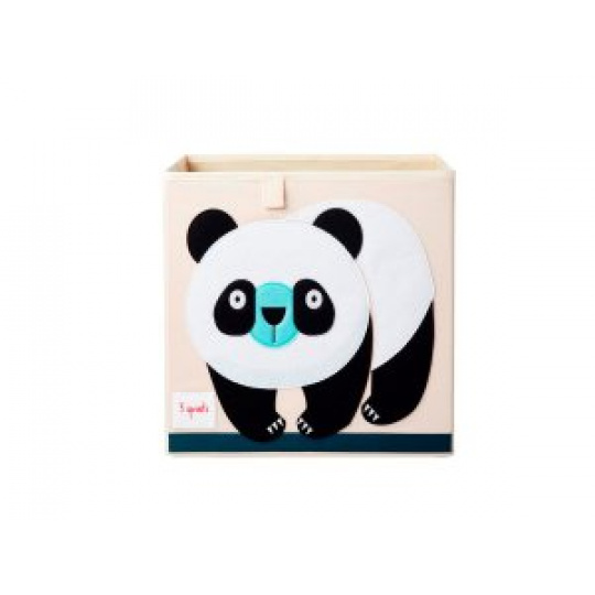 3 SPROUTS Úložný box Panda Black