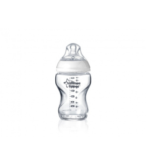 Kojenecká láhev C2N 250ml skleněná, 0m+ Kojenecká láhev C2N 250ml skleněná, 0m+