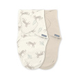 INGENUITY Zavinovačka SwaddleMe™  Ulitka bavlna Born free 2ks 0,5 TOG 0-3m