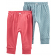 CARTER'S Tepláky Pinkblue dívka LBB 2 ks NB, vel. 56