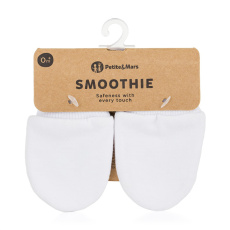 PETITE&MARS Rukavičky kojenecké Smoothie Infinity White