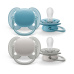 Philips AVENT Šidítko Ultrasoft Premium neutral 6-18m chlapec, 2 ks