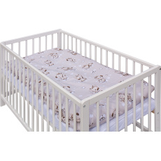 Scarlett Dětská postýlka s kompletní výbavou Scarlett Fiki 120 x 60 cm - béžová