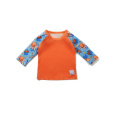 BAMBINO MIO Triko dětské do vody s rukávem, UPF 40+, Wave, 7-9 kg -6-12 m