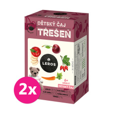 2x LEROS Čaj dětský Třešeň 20x2,0g 2x LEROS Čaj dětský Třešeň 20x2,0g