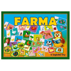 Farma 4 logické hry společenská hra v krabici 29x20x4cm Farma 4 logické hry společenská hra v krabici 29x20x4cm