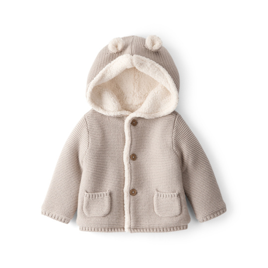 CARTER'S Sveter oteplený prechodný gray chlapec 6m/vel.68 CARTER'S Sveter oteplený prechodný gray chlapec 6m/vel.68