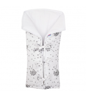 Klasická šněrovací zavinovačka New Baby JACKET chmýří bílá Klasická šněrovací zavinovačka New Baby JACKET chmýří bílá
