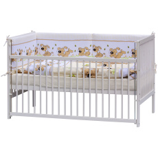 Scarlett Dětská postýlka s kompletní výbavou Scarlett 140 x 70 cm - Japy - béžová Scarlett Dětská postýlka s kompletní výbavou Scarlett 140 x 70 cm - Japy - béžová