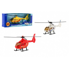 Vrtulník/Helikoptéra záchranných složek kov/plast 18cm 3 druhy v krabičce 26x10x5cm Vrtulník/Helikoptéra záchranných složek kov/plast 18cm 3 druhy v krabičce 26x10x5cm