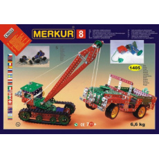 Stavebnice MERKUR 8 130 modelů 1405ks 5 vrstev v krabici 54x36,5x8,5cm Stavebnice MERKUR 8 130 modelů 1405ks 5 vrstev v krabici 54x36,5x8,5cm