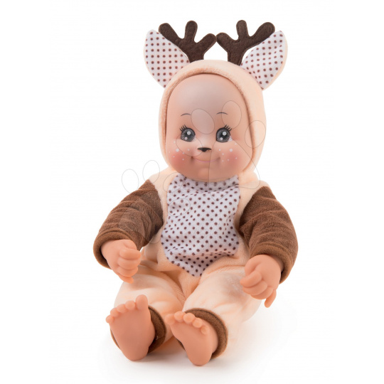 Smoby Panenka v kostýmu Srneček Animal Doll MiniKiss 27 cm se zvukem od 12 měsíců