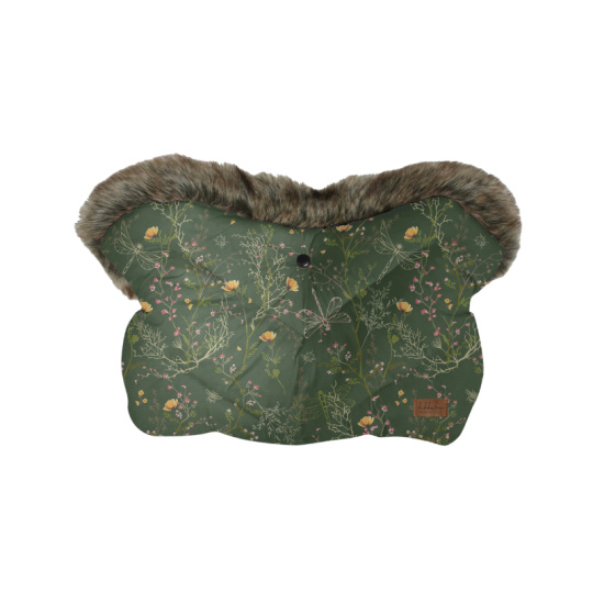 Rukavice na kočárek Luxury Secret Garden Green