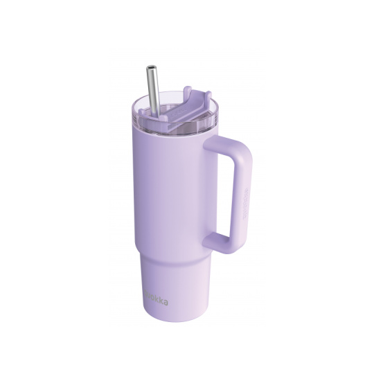 Nerezový termohrnek s brčkem Stream Purple 950 ml