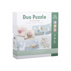 Duo puzzle Květiny a motýli Duo puzzle Květiny a motýli