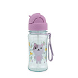 SKIP HOP Lahev s brčkem 355ml Besties Squad Kočička 12m+