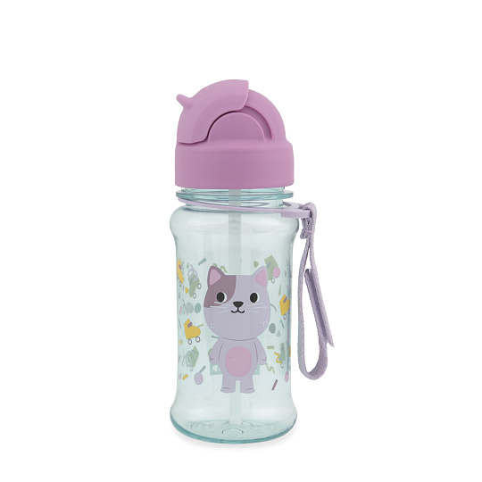 SKIP HOP Lahev s brčkem 355ml Besties Squad Kočička 12m+ SKIP HOP Lahev s brčkem 355ml Besties Squad Kočička 12m+